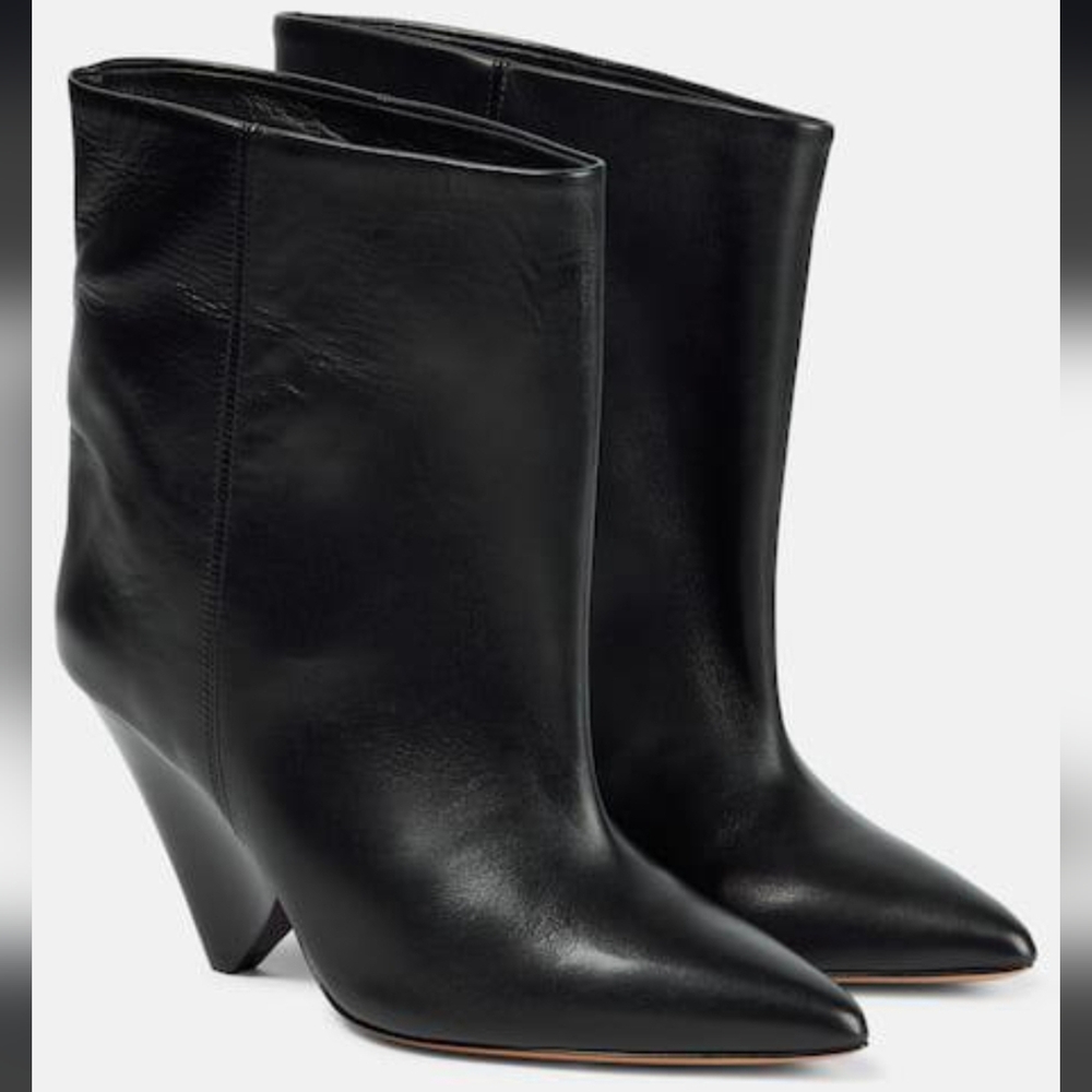 Isabel Marant Sleek Black Heeled Boots